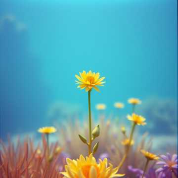 Gold flower