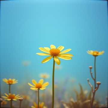Gold flower